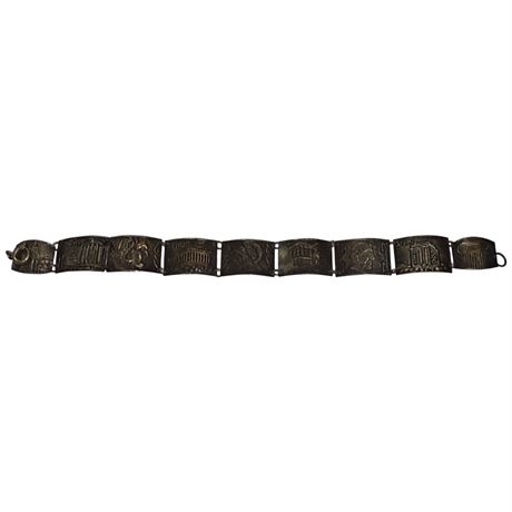Athens 900 Silver Souvenir Bracelet