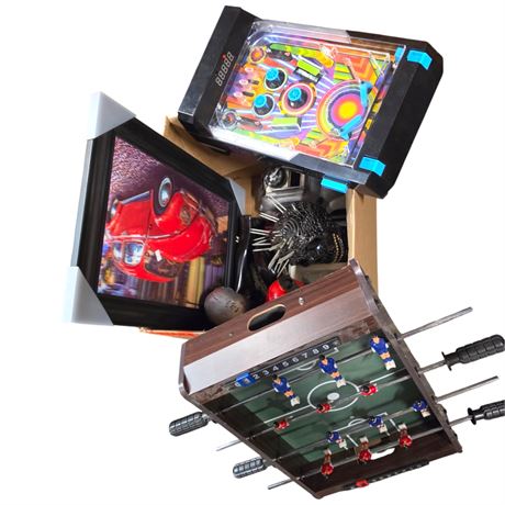 Assorted Tabletop Games And Decor