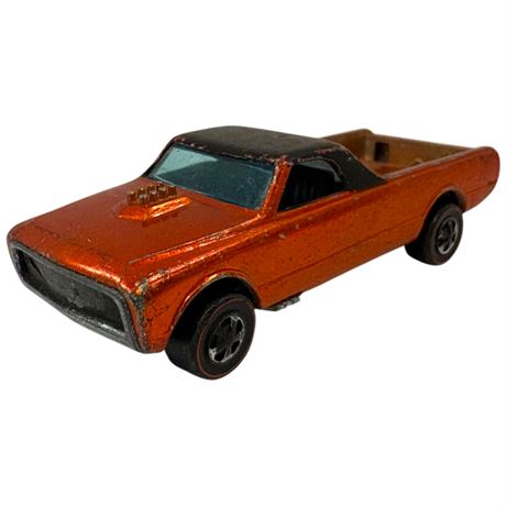 Vintage Red Line Hot Wheels 1967 Custom Fleetside