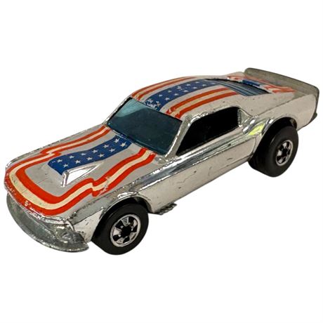 Vintage Red Line Hot Wheels 1974 Mustang Stocker Hong Kong