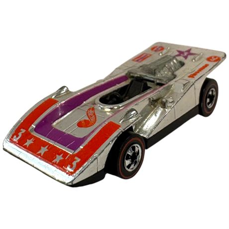 Vintage Red Line Hot Wheels 1973  Steam Roller Super Chrome Hong Kong Canada