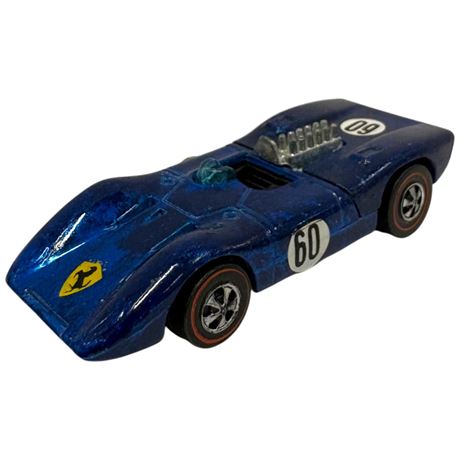 Vintage Red Line Hot Wheels 1969 Ferrari 312P Hong Kong
