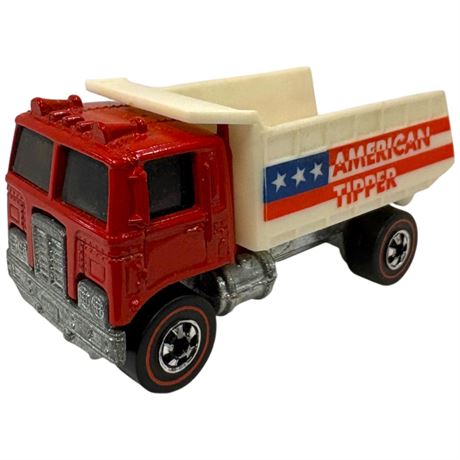 Vintage Red Line Hot Wheels 1973 American Tipper Hong Kong