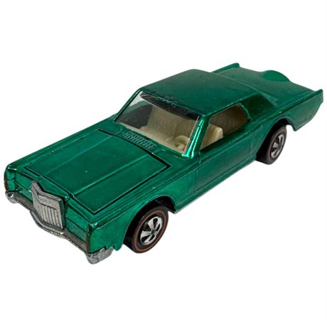 Vintage Red Line Hot Wheels 1968 Custom Continental Mark III