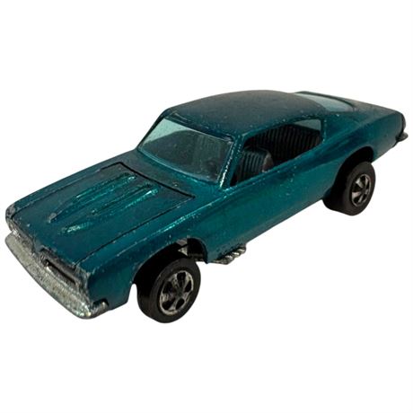 Vintage Red Line Hot Wheels 1967 Custom Barracuda Hong Kong