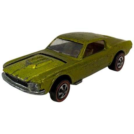 Vintage Red Line Hot Wheels 1968 Custom Mustang