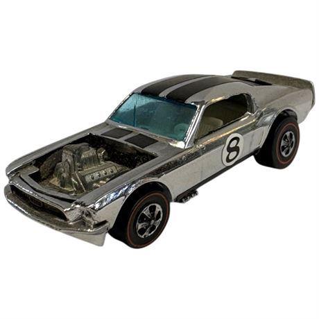 Vintage Red Line Hot Wheels 1969 Mustang Boss Hoss Hong Kong