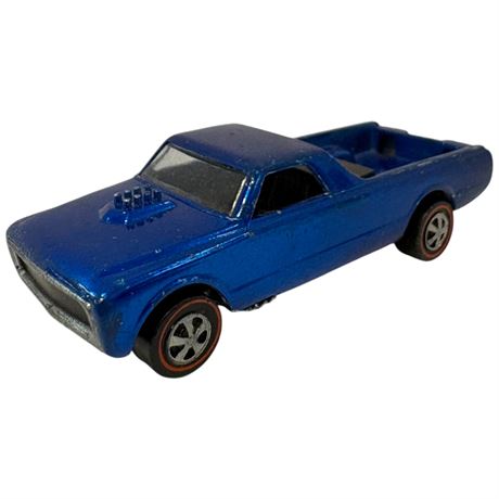Vintage Red Line Hot Wheels 1968 Custom Fleetside