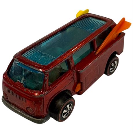 Vintage Red Line Hot Wheels 1969 Volkswagen Beach Bomb Hong Kong