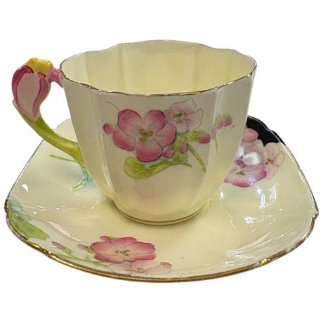 Paragon Geranium English Bone China Teacup And Saucer